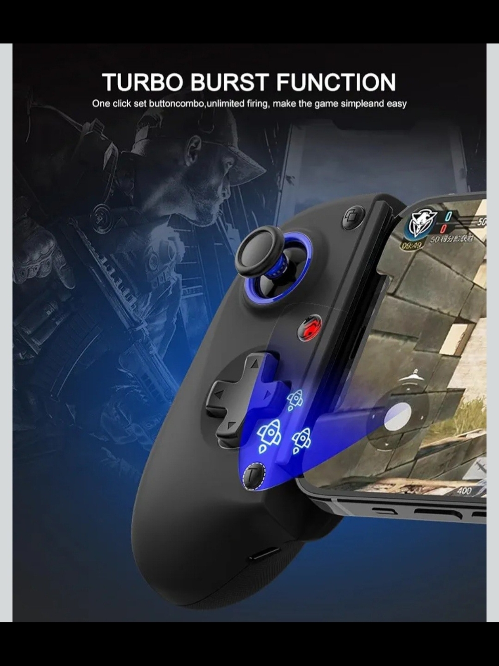 Bluetooth Mobile Game Controller for Nintendo Switch 2 & iOS & Android & Tablets - Picture 6 of 9